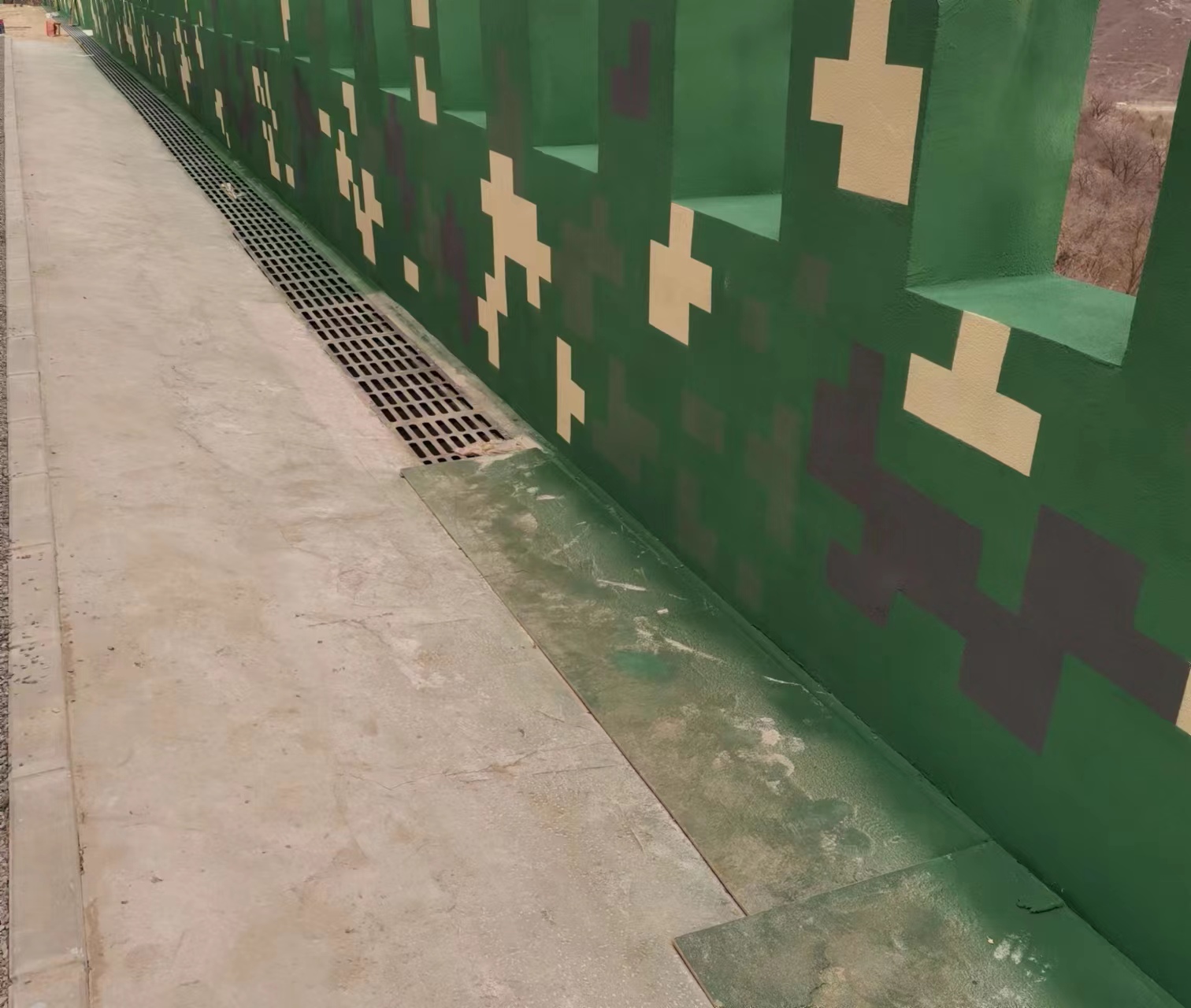 河源围墙迷彩喷涂,数迷彩漆